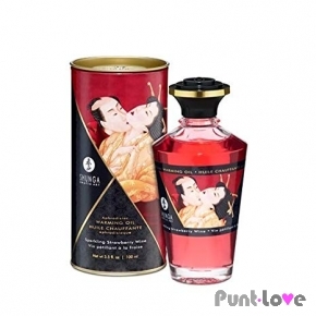 Aceite Shunga Fresas con Champán