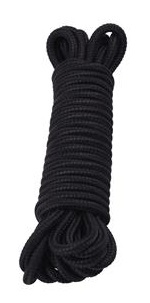 Cuerda Mini Silk 10mts algodón negra
