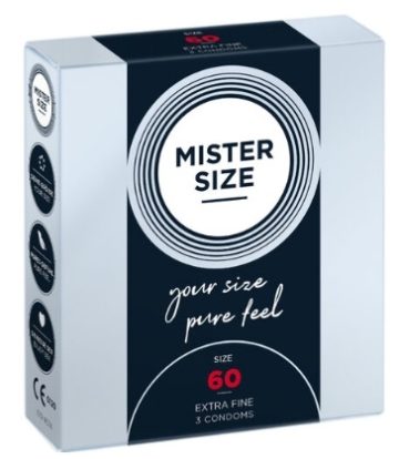 Preservativos Mister Size 60mm caja 3