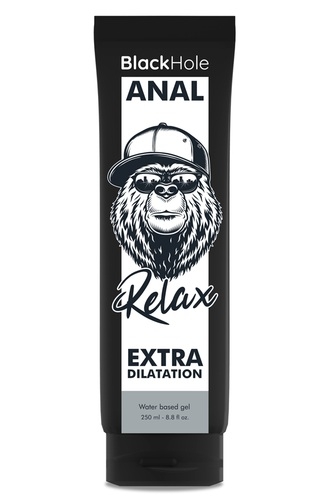 Lubricante BlackHole Gel Relax anal 250ml.