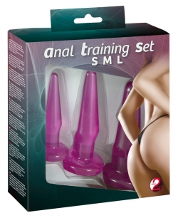 Entrenamiento para sexo anal SET 3 plugs