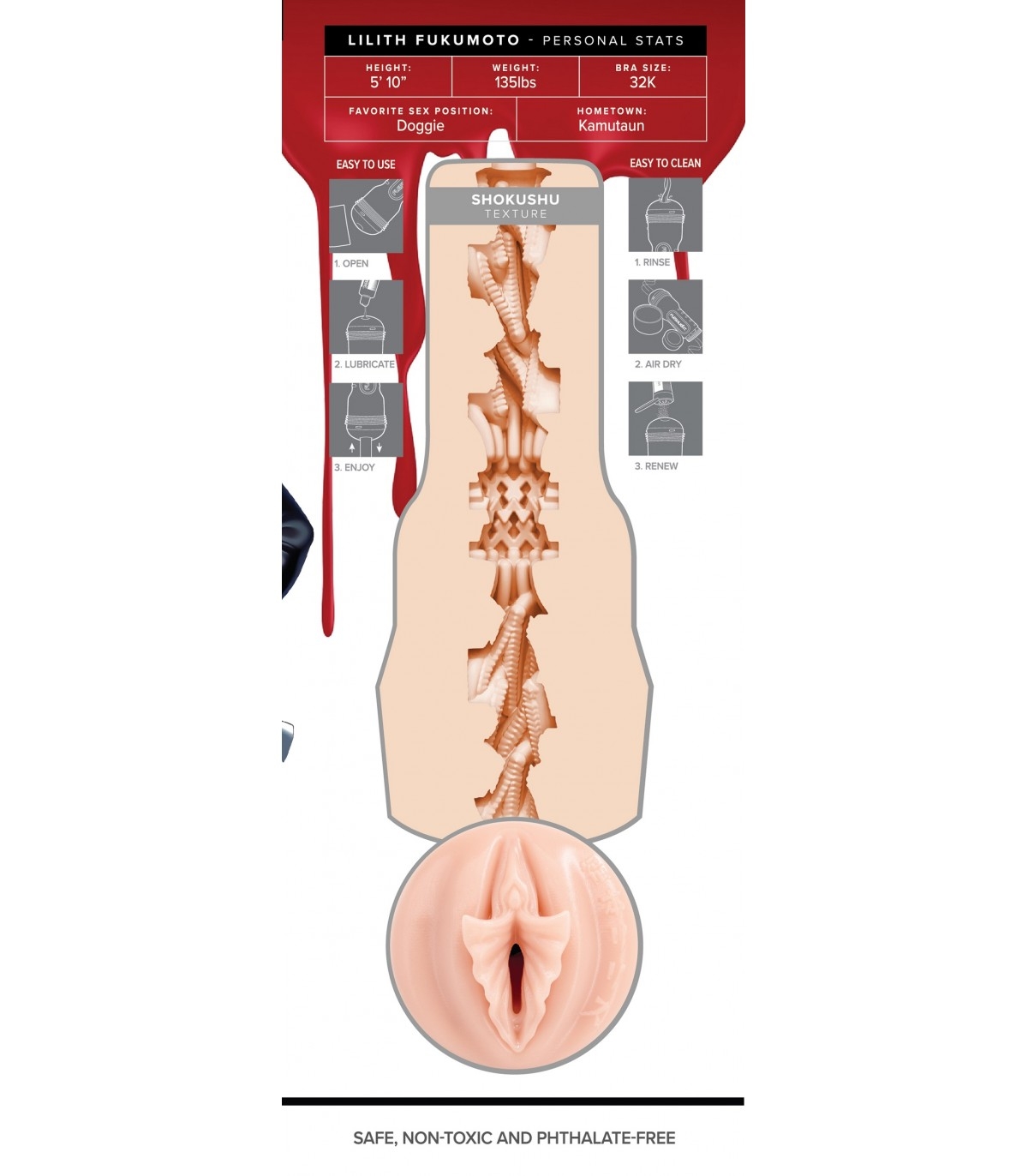 Masturbador Fantasy Fleshlight: Lilith Fukumoto - Imagen 3