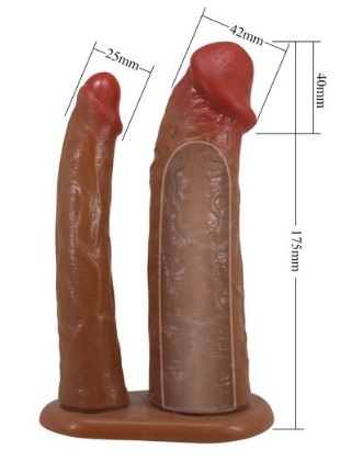 Funda doble para penetración anal a la vez - Imagen 3