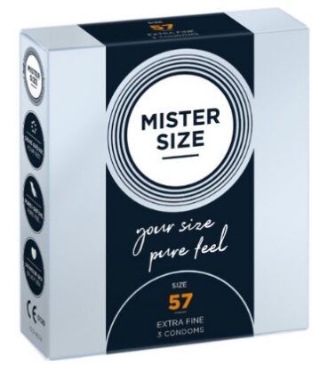 Preservativos Mister Size 57mm caja 3
