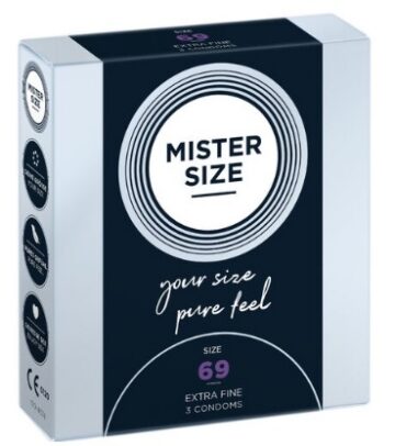 Preservativos Mister Size 69mm caja 3