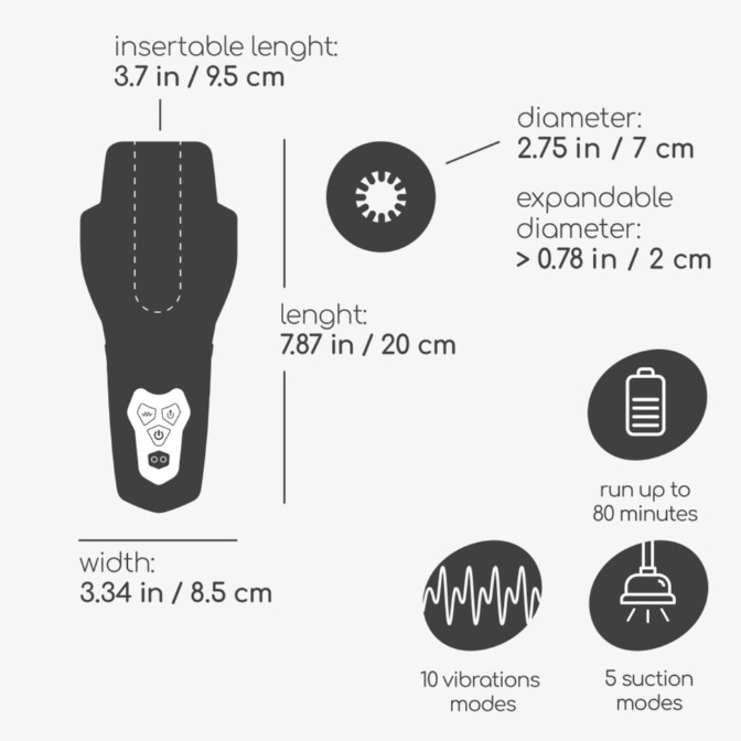 Quasar - Vibrador y Succionador - Imagen 3