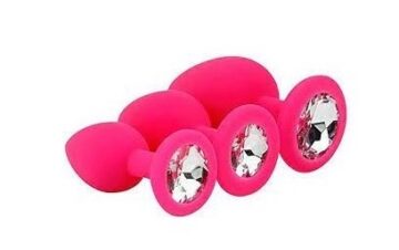 Set 3 plugs anales Silicona