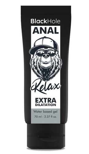 Lubricante BlackHole Gel Relax anal 70ml.