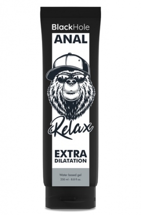 Lubricante BlackHole Gel Relax anal 250ml.