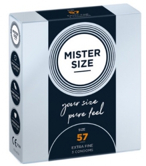 Preservativos Mister Size 57mm caja 3