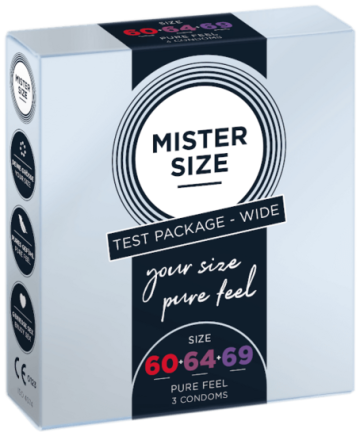Test Box 3 Condones 60-64-69 (XL/XXL/XXXL)