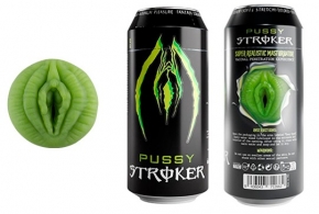 Lata Masturbador Vagina verde STROKER Monster